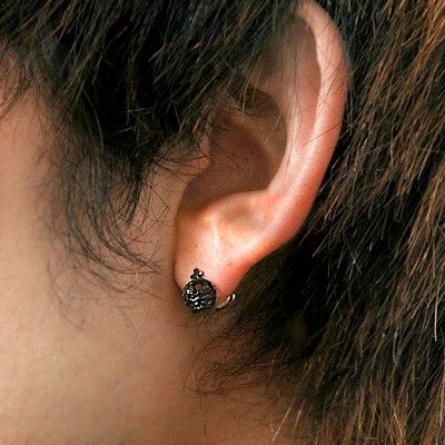 シルバースタッドピアス(片耳用)