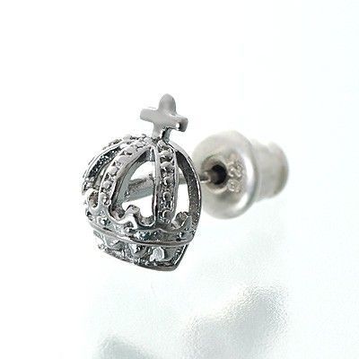 シルバースタッドピアス(片耳用)