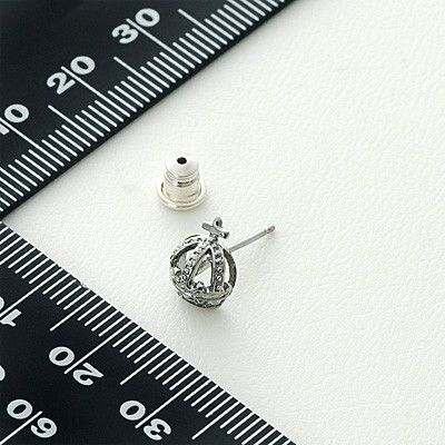 シルバースタッドピアス(片耳用)