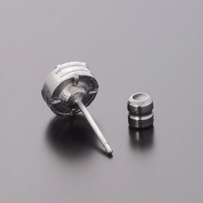 シルバースタッドピアス(片耳用)
