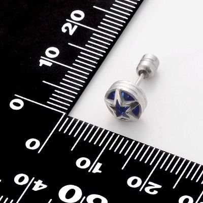 シルバースタッドピアス(片耳用)