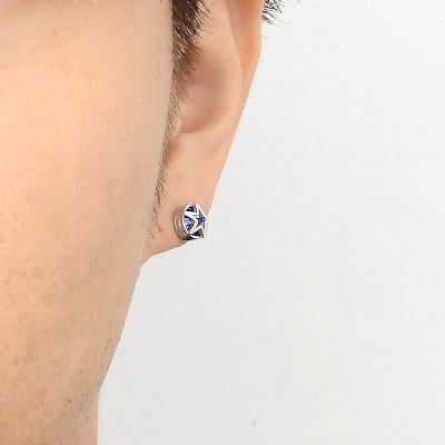 シルバースタッドピアス(片耳用)