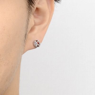 シルバースタッドピアス(片耳用)