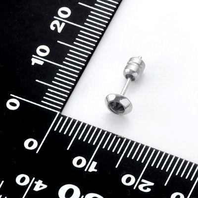 シルバースタッドピアス(片耳用)