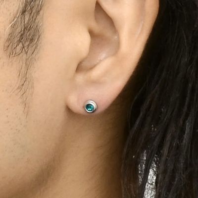 シルバースタッドピアス(片耳用)