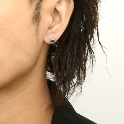シルバースタッドピアス(片耳用)