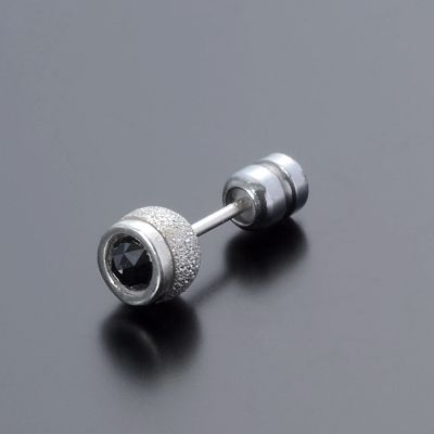 シルバースタッドピアス(片耳用)