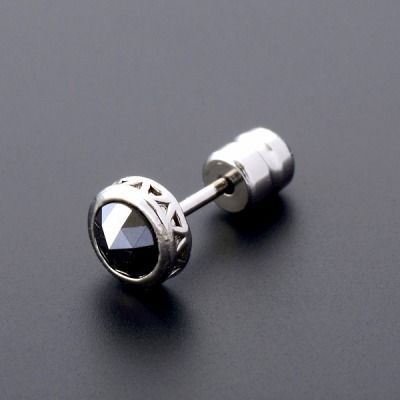 シルバースタッドピアス(片耳用)
