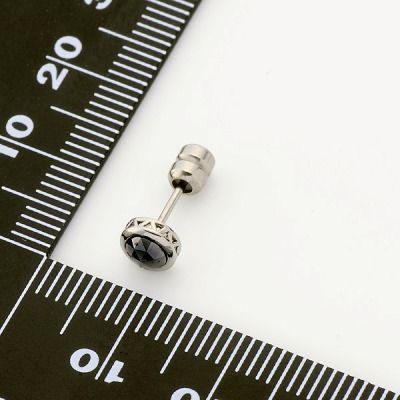 シルバースタッドピアス(片耳用)