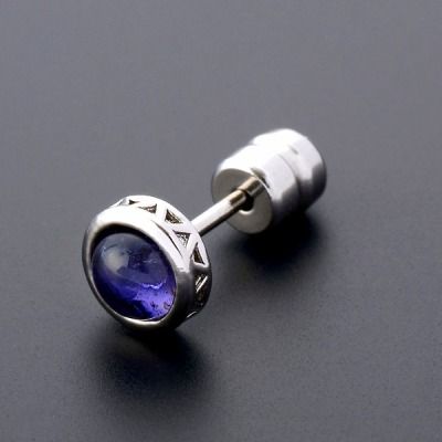 シルバースタッドピアス(片耳用)
