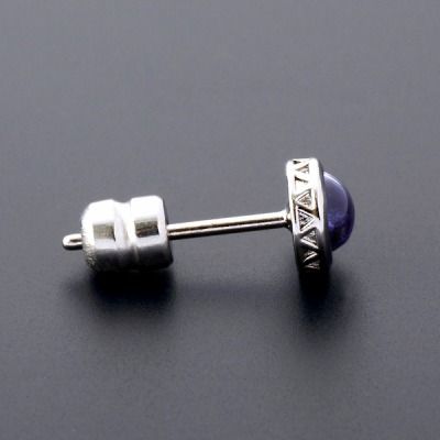 シルバースタッドピアス(片耳用)