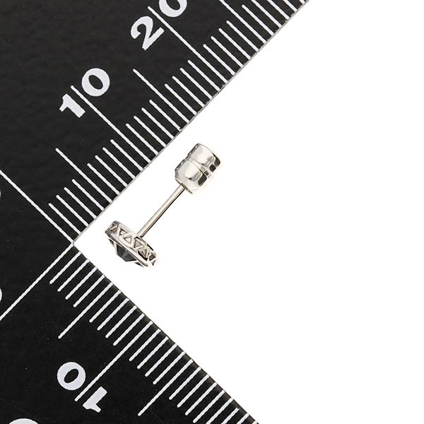 シルバーペアピアス