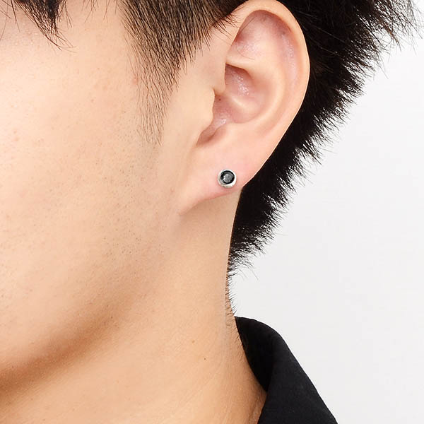 シルバーペアピアス