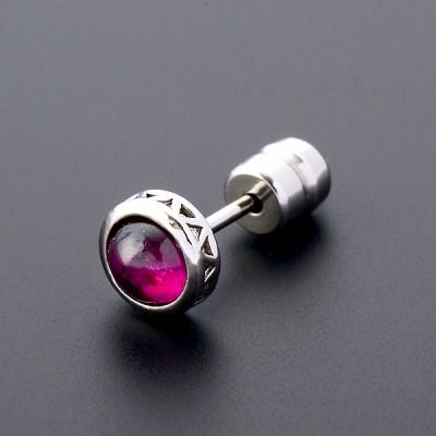 シルバースタッドピアス(片耳用)