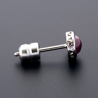 シルバースタッドピアス(片耳用)