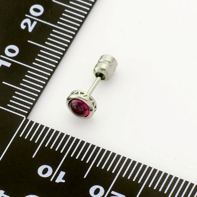 シルバースタッドピアス(片耳用)