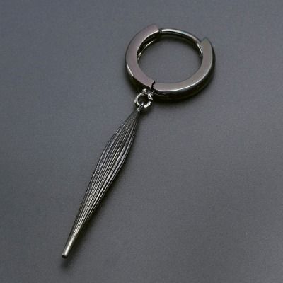 シルバーフープピアス(片耳用)