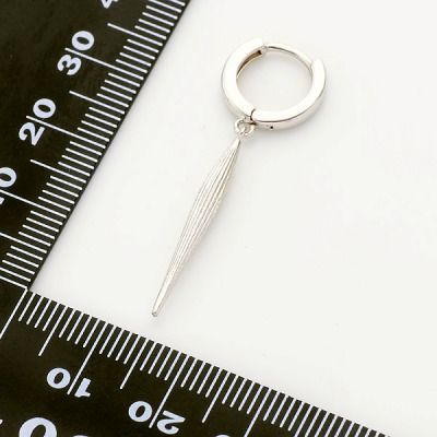 シルバーフープピアス(片耳用)