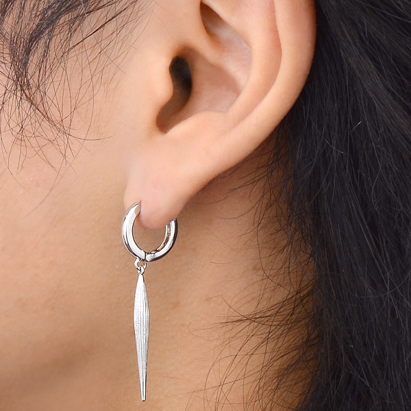 シルバーフープピアス(片耳用)