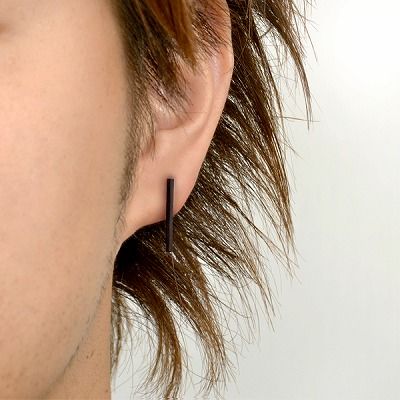 シルバースタッドピアス(片耳用)