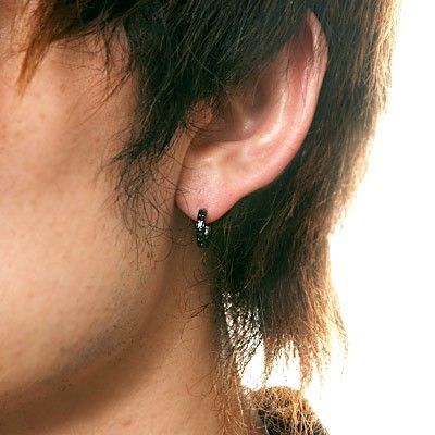 シルバーフープピアス(片耳用)