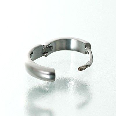 シルバーフープピアス(片耳用)