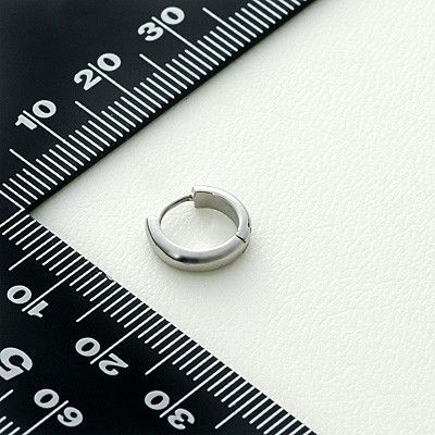 シルバーフープピアス(片耳用)