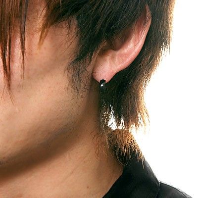 シルバーフープピアス(片耳用)