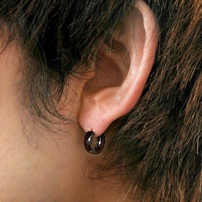 シルバーフープピアス(片耳用)