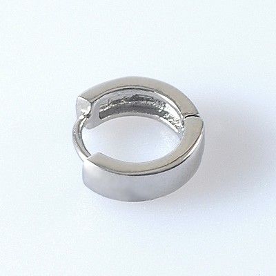 シルバーフープピアス(片耳用)