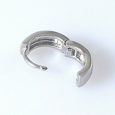 シルバーフープピアス(片耳用)