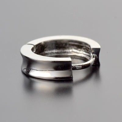 シルバーフープピアス(片耳用)