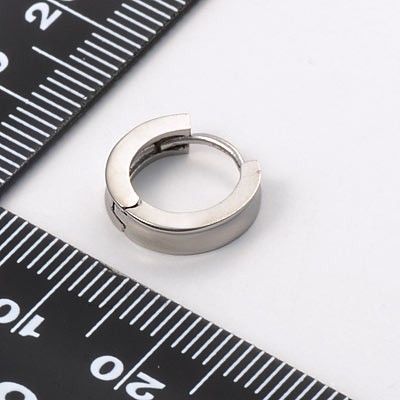 シルバーフープピアス(片耳用)