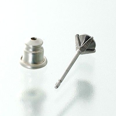 シルバースタッドピアス(片耳用)