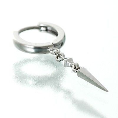 シルバーフープピアス(片耳用)