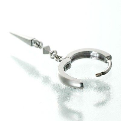 シルバーフープピアス(片耳用)