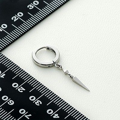 シルバーフープピアス(片耳用)