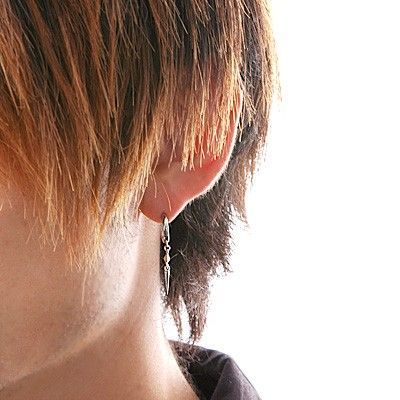 シルバーフープピアス(片耳用)