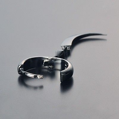 シルバーフープピアス(片耳用)