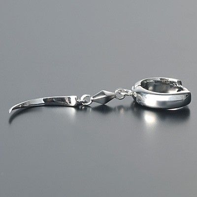 シルバーフープピアス(片耳用)