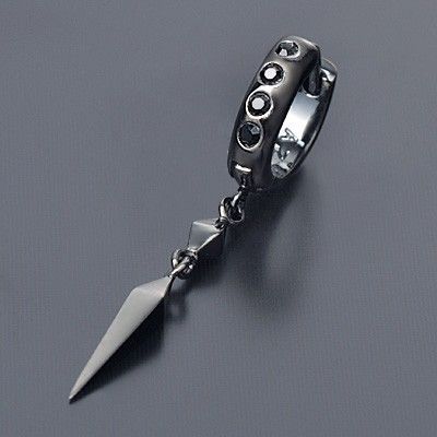 シルバーフープピアス(片耳用)