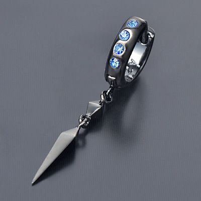 シルバーフープピアス(片耳用)