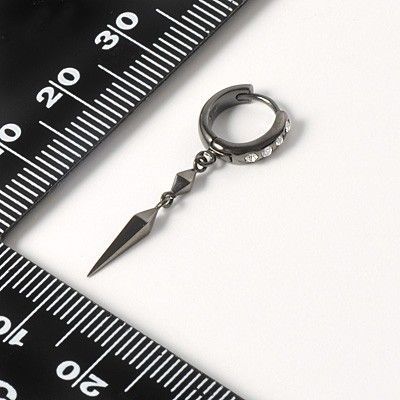 シルバーフープピアス(片耳用)