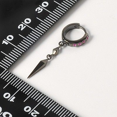 シルバーフープピアス(片耳用)