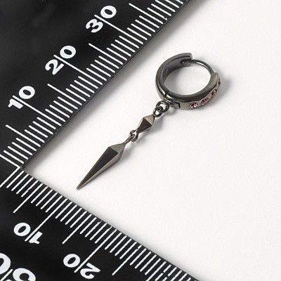 シルバーフープピアス(片耳用)