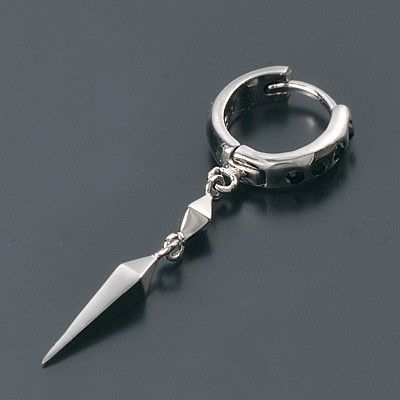 シルバーフープピアス(片耳用)