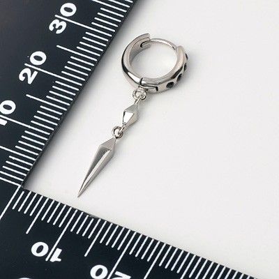 シルバーフープピアス(片耳用)