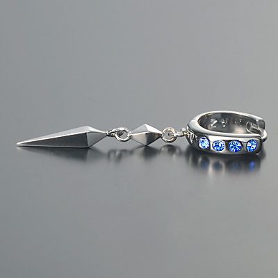 シルバーフープピアス(片耳用)