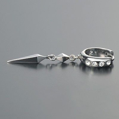 シルバーフープピアス(片耳用)