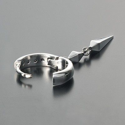 シルバーフープピアス(片耳用)